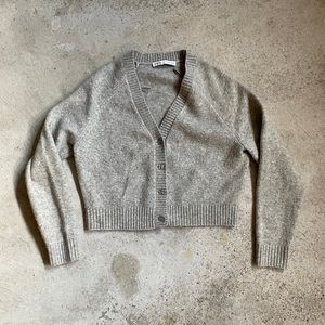 Zara Cropped Cardigan Sweater